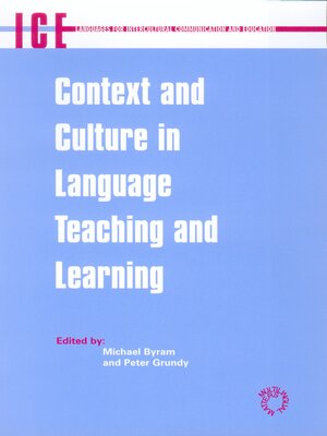 cover image of Context and Culture in Language Teaching and Learning
